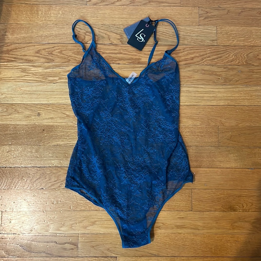 Love Stories Blue Lace Body Suit